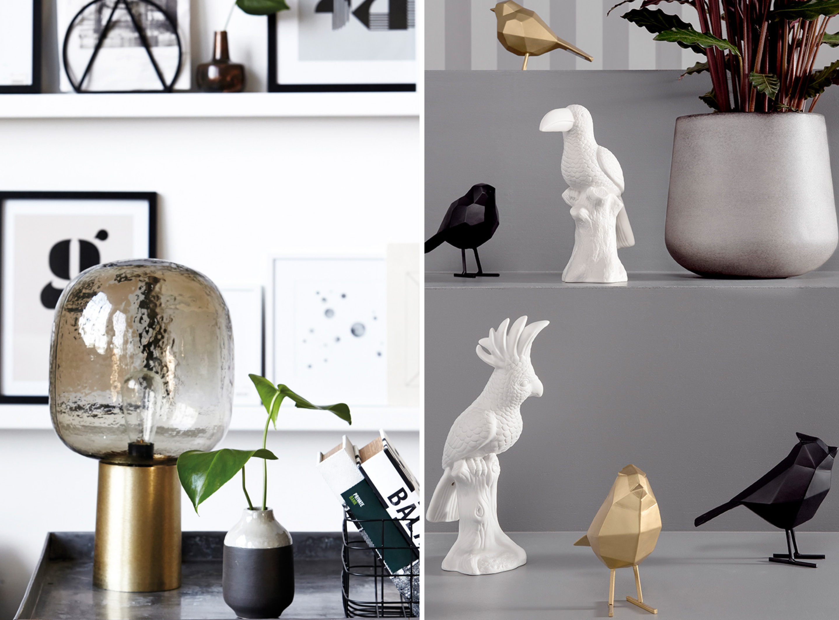 Housedoctor Note lamp, Present Time Polyresin beeldjes